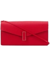 Valextra Envelope Clutch Bag In Red