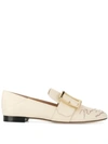 Bally Signed Janelle Loafers In Neutrals