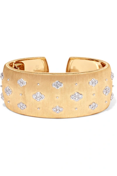 Buccellati Macri 18-karat Gold Diamond Cuff
