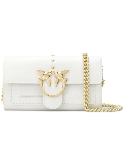 Pinko Bird Crossbody Bag In White