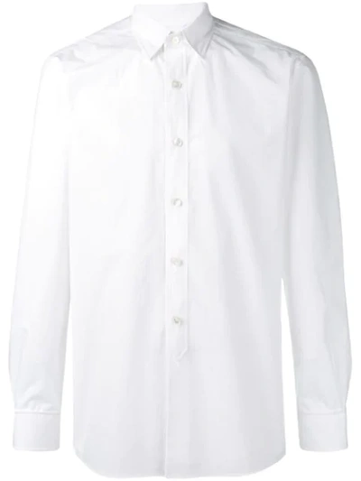 Golden Goose Solid Colour Cotton Shirt In White