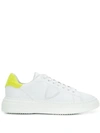 Philippe Model Low Top Trainers In White