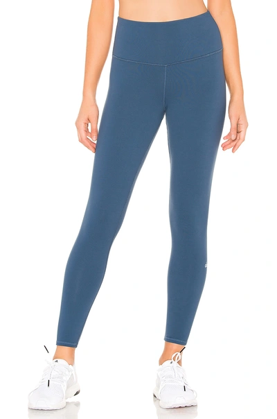 Alo Yoga High Waist 7/8 Airbrush Legging In Eclipse