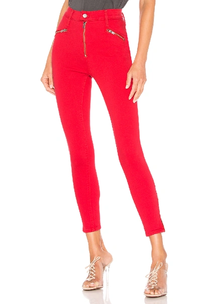 Levi's Moto T2 High Waist Ankle Jeans In Lychee Soft Twill
