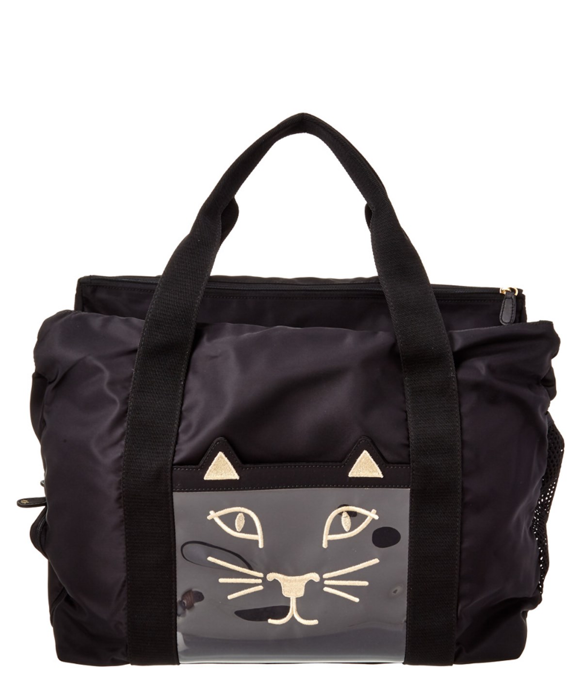 Charlotte Olympia Cat Gym Bag In Black | ModeSens