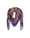 Gucci Square Scarf In Purple