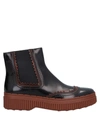 Tod's Ankle Boots In Brown