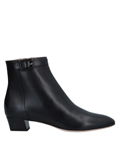 Sergio Rossi Ankle Boots In Black