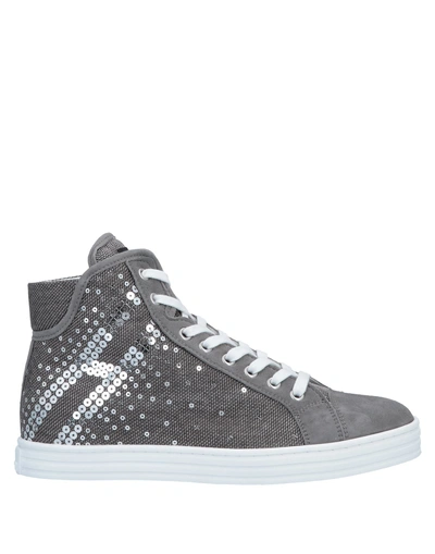 Hogan Rebel Sneakers In Lead