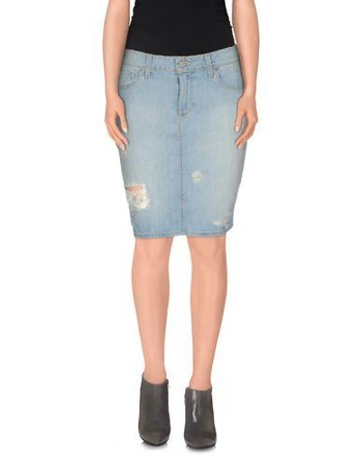 Paige Denim Skirt In Blue