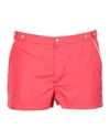 Eleventy Swim Trunks In Red