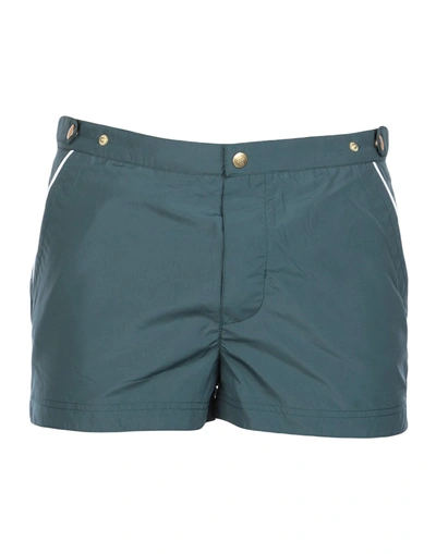 Eleventy Swim Trunks In Green