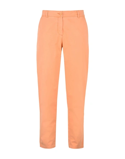 Armani Exchange Pants In Orange