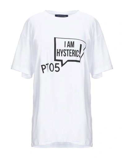 Pt05 T-shirts In White