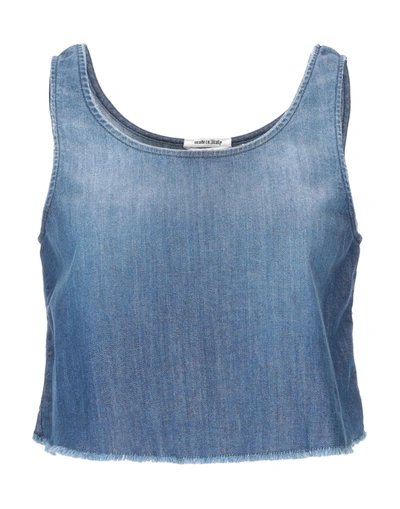 Cycle Tops In Blue