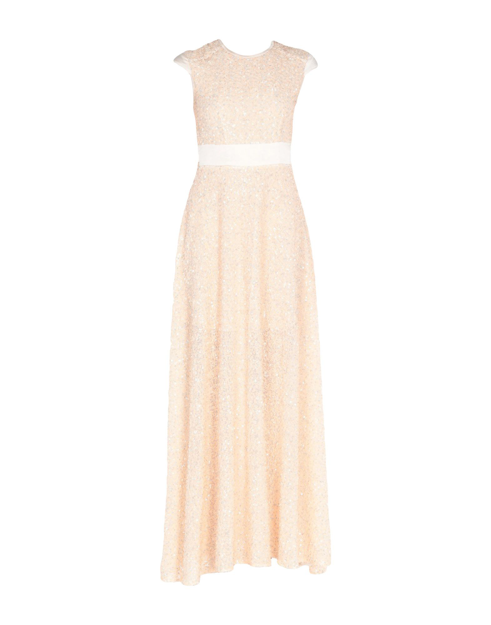 Manila Grace Long Dress In Light Pink | ModeSens