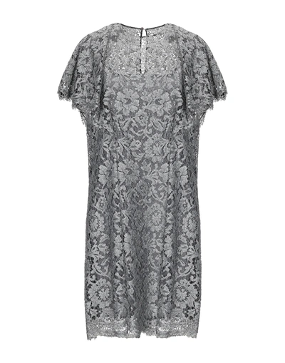 Valentino Short Dresses In Grey