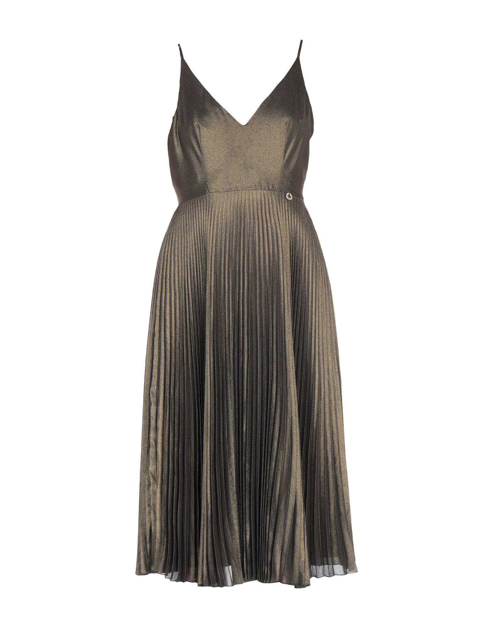 Mangano Knee-length Dress In Bronze | ModeSens