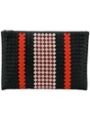 Bottega Veneta Intrecciato Clutch In Black