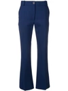 Valentino Straight-leg Tailored Trousers In Blue