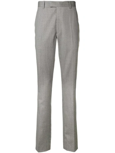Calvin Klein 205w39nyc Stripe Detail Tailored Trousers In Grey