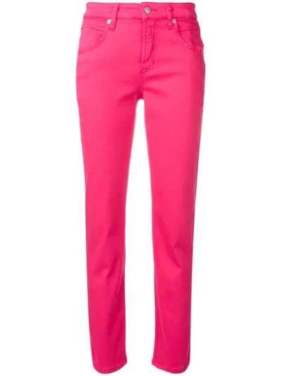 Cambio Slim Fit Jeans In Pink