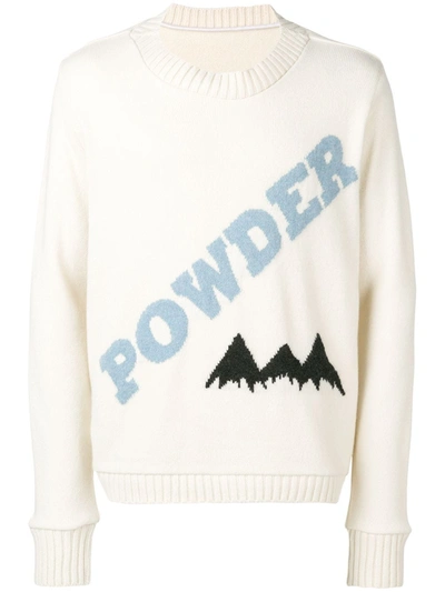 The Elder Statesman Powder Jumper In Neutrals