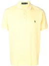 Ralph Lauren Embroidered Logo Polo Shirt In Yellow