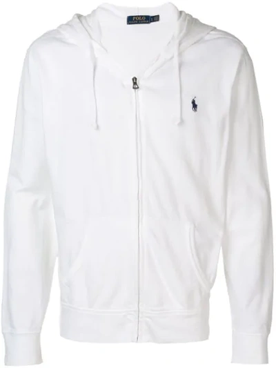 Ralph Lauren Zipped Hoodie - 白色 In White