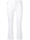 Love Moschino Cropped Skinny Jeans In White