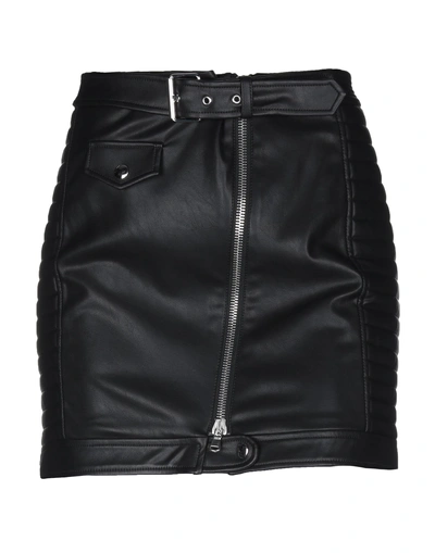 Moschino Mini Skirt In Black