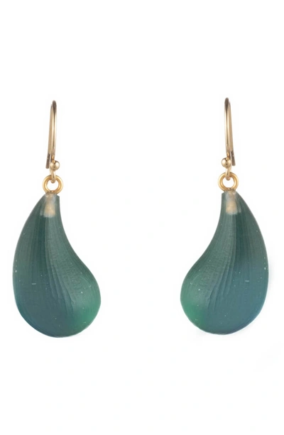 Alexis Bittar 'lucite - Dewdrop' Earrings In Black Forest