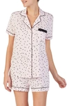Kate Spade Evergreen Scattered Dot Short Pajama Set In Scattered Dot 951