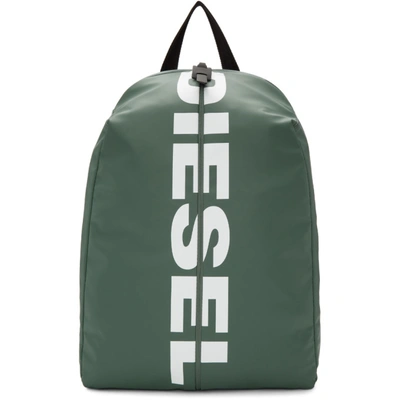 Diesel Green F-bold Backpack In T8128 Drkfo