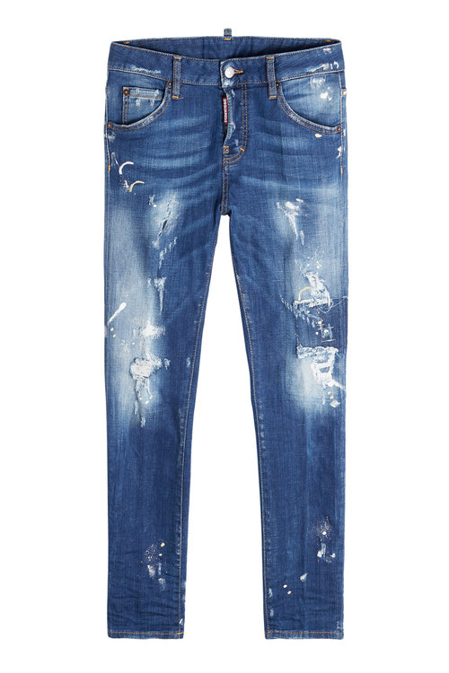 dsquared2 distressed skinny jeans