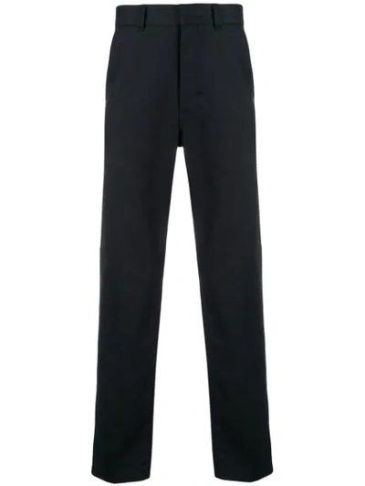 Ami Alexandre Mattiussi Straight Fit Trousers In 001 Black