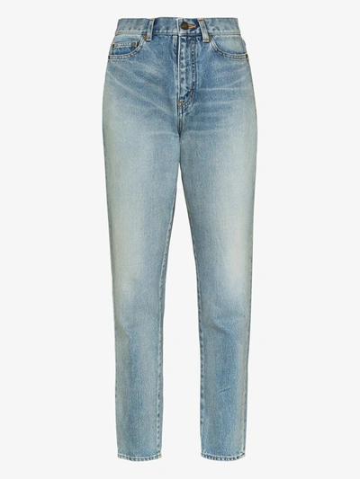 Saint Laurent Jeans Mit Schmalem Bein In Blue