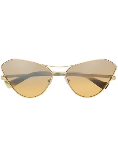 Grey Ant Fluxus Sunglasses In 金色