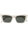 Saint Laurent Sl276 Mica Sunglasses In White