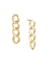 Lana Jewelry Casino 14k Yellow Gold Linear Chain Earrings