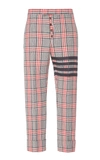 Thom Browne Classic Backstrap Trouser In White