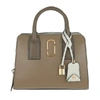 Marc Jacobs Little Big Shot Leather Tote In French Grey Multi