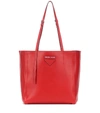 Prada Small Concept Shopper - Red In Fuoco/ Bordeaux