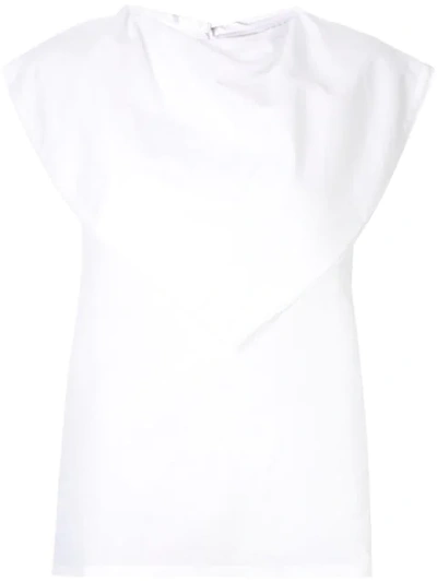 Atlantique Ascoli Bandana Detail Blouse In White