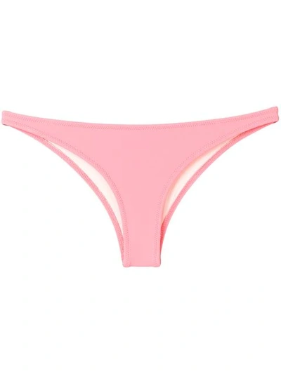 Solid & Striped Bikini Bottom In Pink