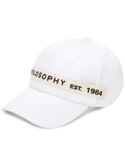 Philosophy Di Lorenzo Serafini Logo Patch Baseball Cap In White