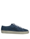 Saint Laurent Sneakers In Slate Blue