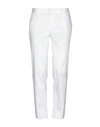 Pt0w Casual Pants In White