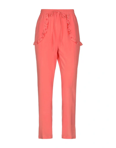 Red Valentino Casual Pants In Salmon Pink