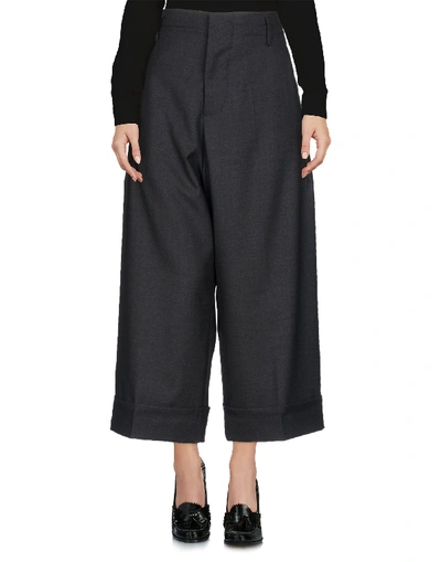 Marni Cropped Pants & Culottes In Steel Grey